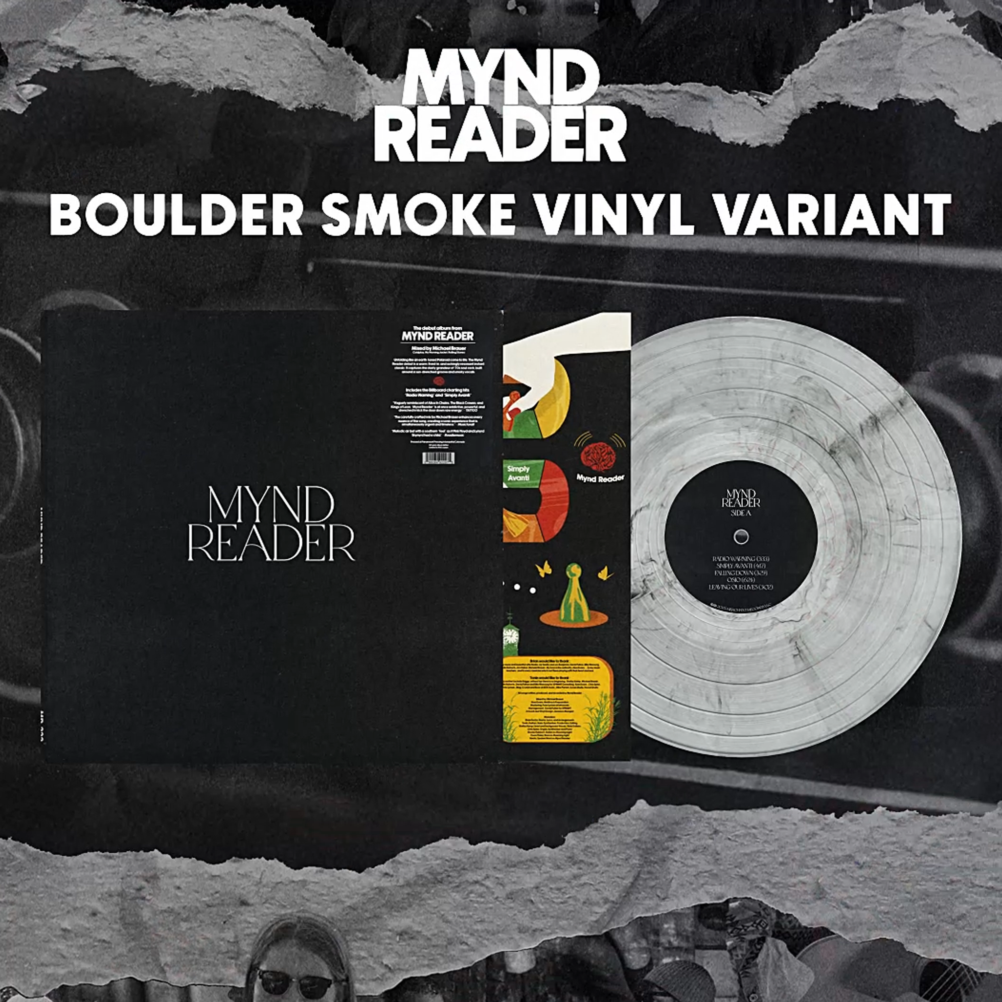 MYND READER – 180g LIMITED EDITION BOULDER SMOKE VARIANT